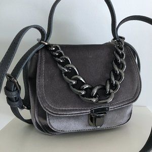 Deux Lux Velvet Chain Purse